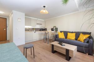 Køkken eller tekøkken på Escapade au port, Studio rénové, climatisé