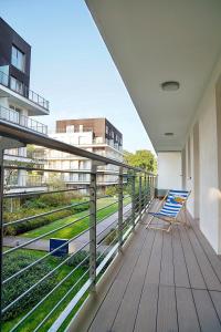 Balkón alebo terasa v ubytovaní Tulip by Baltic Home