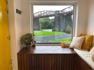 منطقة جلوس في Joy's River Lodge