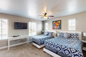 Ένα ή περισσότερα κρεβάτια σε δωμάτιο στο Red Cliffs Retreat +20 φωτογραφίες