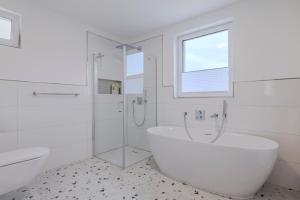 Et badeværelse på Hanse Villa - Apartment Bremen