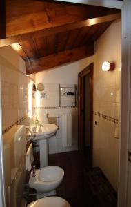 Koupelna v ubytování Casa di Orazio