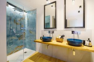 Koupelna v ubytování Atarassia suite luxury