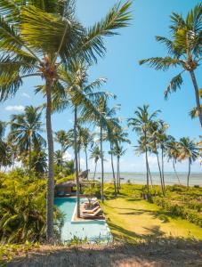 佩德拉斯港Zai Patacho的有游泳池和棕榈树的度假村