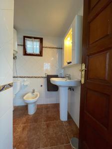 Koupelna v ubytování Casa Demetria