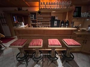 Hol lub bar w obiekcie Hotel Garni Gafluna