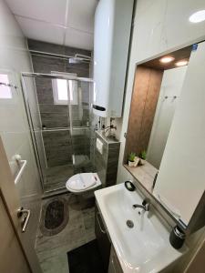 Vannituba majutusasutuses GOLD APARTMANI