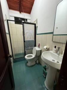 Ένα μπάνιο στο Casa encantadora de campo