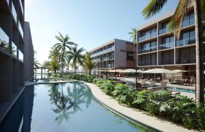 Bazén v ubytování PortoAltomeuresort nebo v jeho okolí