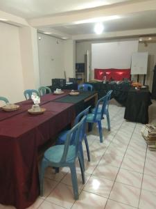 Χώρος καθιστικού στο Menginap di rumah tenun Astiti