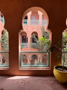Balkón nebo terasa v ubytování Riad Kasbah Omar