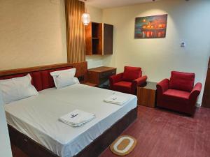 Posezení v ubytování Hotel Geetha International