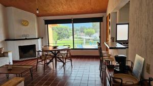 Zona de estar de Villa 25 La Rinconada Tequisquiapan