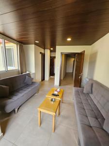 Posezení v ubytování Hotel L'Aiglon