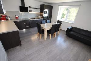 Kuchyň nebo kuchyňský kout v ubytování Apartmán u Trojmezí