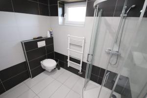 Kúpeľňa v ubytovaní Apartmán u Trojmezí