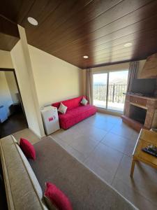 Postel nebo postele na pokoji v ubytování Hotel L'Aiglon
