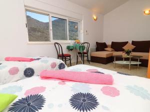 Postel nebo postele na pokoji v ubytování Apartment Belin Mljet - One Bedroom Apartment with Terrace and Sea View