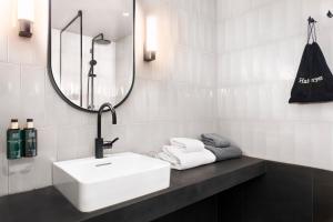 Koupelna v ubytování Clarion Hotel Karlatornet