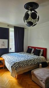 Ένα ή περισσότερα κρεβάτια σε δωμάτιο στο Comfort Appartment # 2 Värnhem Malmö