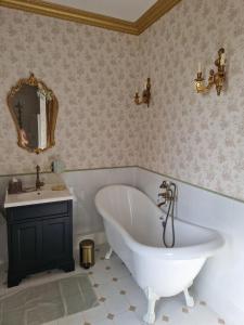 Koupelna v ubytování Chambre d'hôtes de charme