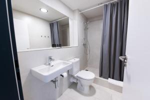 Vannituba majutusasutuses Post 120 Suites