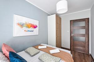 Posteľ alebo postele v izbe v ubytovaní Golden Apartments/Op25