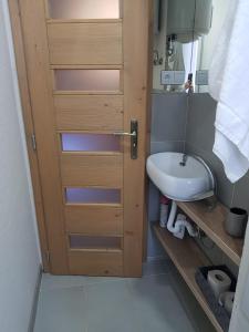 Kúpeľňa v ubytovaní Oli apartments Telgárt