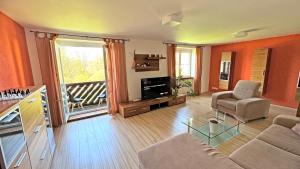Posezení v ubytování Lipno Apartments Exclusive