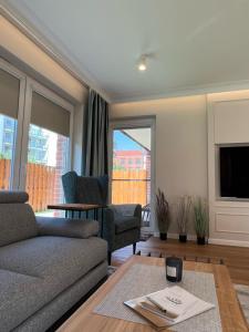 Μια τηλεόραση ή/και κέντρο ψυχαγωγίας στο LTS RENT Luxury & Comfortable Villa Angielska Grobla