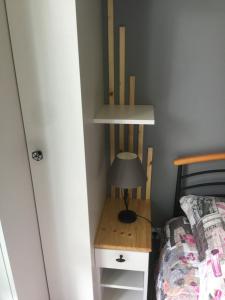 Postel nebo postele na pokoji v ubytování Les Patiences