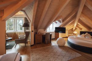 A bed or beds in a room at Bio Boutique Hotel Laurino