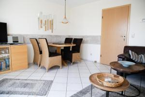 Coin salon dans l'établissement Fährhaus Nr 12 mit Sauna- und Schwimmbadnutzung im AHOI Erlebnisbad Sellin