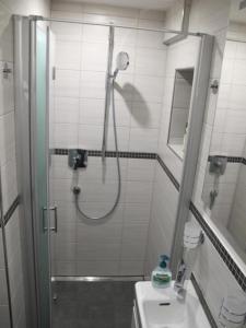 Koupelna v ubytování Ferienwohnung Eichenauer