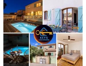 Πισίνα στο ή κοντά στο Maison Jade - Villa avec piscine - Barbecue - Calme