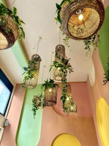 The Loft House Madrid的休息区