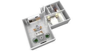 Plantegning af Loft DYANE - Le Méridien #Parking #Lave-linge #Clim #Netflix