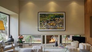 Posezení v ubytování Jardin Bleu