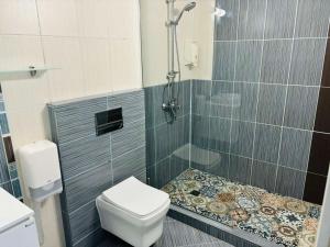 Koupelna v ubytování Family Hotel Regata