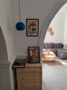 Ένα ή περισσότερα κρεβάτια σε δωμάτιο στο Apartment
