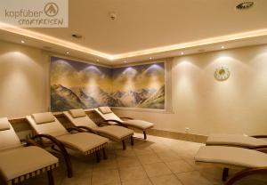 Ruang duduk di Sporthotel Daniel