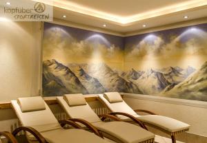 Ruang duduk di Sporthotel Daniel