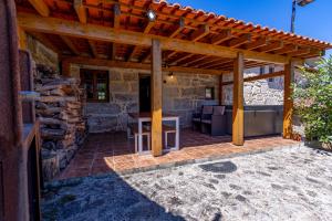 Αίθριο ή υπαίθριος χώρος στο Casa da Aldeia “Póvoa Dão”