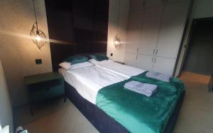 Postel nebo postele na pokoji v ubytování Apartament LOFT