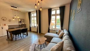 Χώρος καθιστικού στο Apartment am Park in Wismar