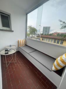 Balkón nebo terasa v ubytování MTL Schweiz Apartments