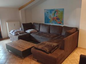 Χώρος καθιστικού στο Ferienwohnung +11 φωτογραφίες