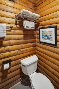 Ein Badezimmer in der Unterkunft Denali Crow's Nest Cabins