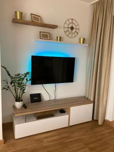 TV a/nebo společenská místnost v ubytování Apartman 10 Lux