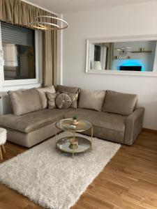 Posezení v ubytování Apartman 10 Lux